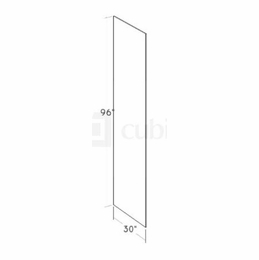 Montclair Sapphire UREP3096: Universal Refrigerator End Panel: Assembled Kitchen Cabinets