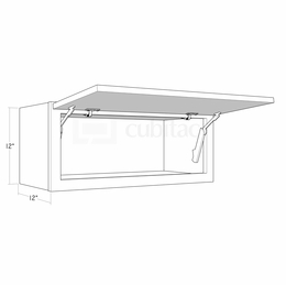 Montclair Sapphire W3012HD: 12" Horizontal Cabinet: Assembled Kitchen Cabinets