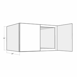 Montclair Sapphire W3318X24: 24" Deep Wall Cabinet: Assembled Kitchen Cabinets