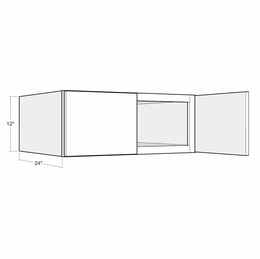 Montclair Sapphire W3612x24: 24" Deep Wall Cabinet: Assembled Kitchen Cabinets