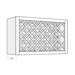 Montclair Sapphire WR3018: Wine Rack Cabinet: Assembled Kitchen Cabinets