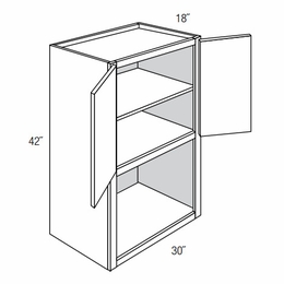 MW3042: Wall Microwave Cabinet: Dover Norwich RTA Kitchen Cabinet