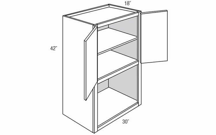 MW3042: Wall Microwave Cabinet: Essex Norwich RTA Kitchen Cabinet