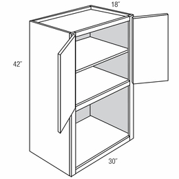 MW3042: Wall Microwave Cabinet: Essex RTA Kitchen Cabinet