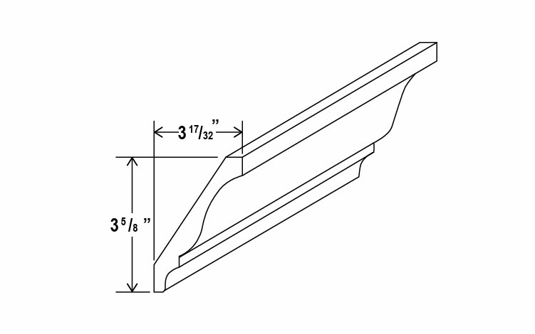 Navy Blue BCM8: Decorative Molding: Assembled Kitchen Cabinets