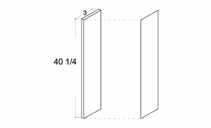 OF340: Filler: Palermo Gloss White Kitchen Cabinets