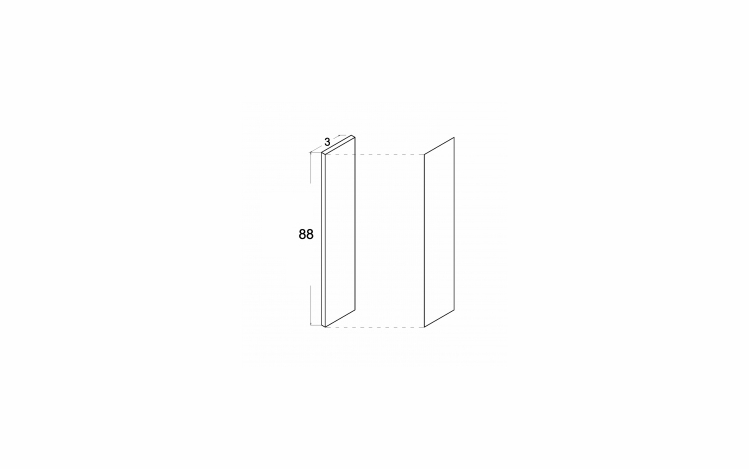OF389: Filler: Palermo Gloss White Kitchen Cabinets