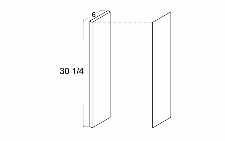 OF630: Filler: Palermo Gloss White Kitchen Cabinets