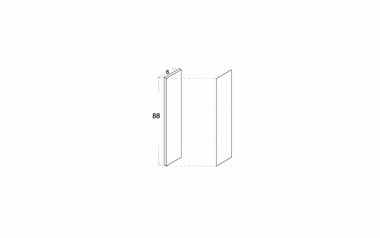 OF689: Filler: Rivera Conch Shell Kitchen Cabinets