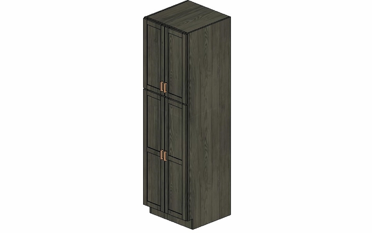 PC2484-Pantry Cabinet:Urbandale Kitchen Cabinet