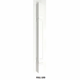 Petit Oak LEG75: Decor Full Leg (Trimmable): RTA Kitchen Cabinet