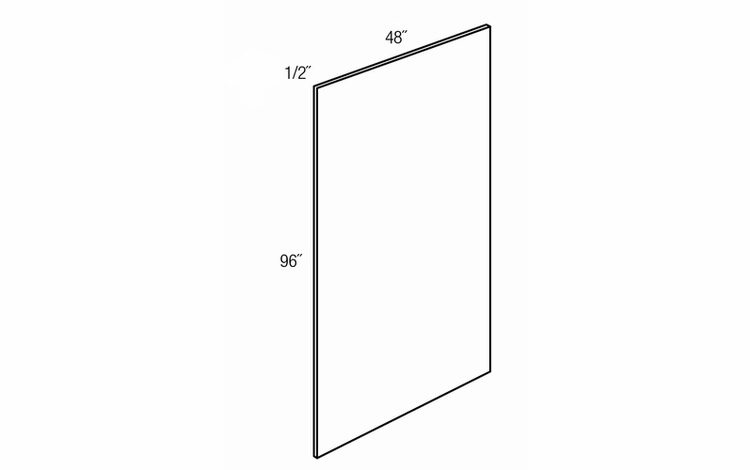 PHLF: Plywood Panel: Trenton Recessed RTA Kitchen Cabinet