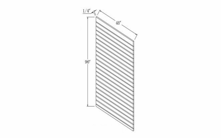 Profile Caviar BPN4896 1/4: Bead Board Panel: RTA Kitchen Cabinets