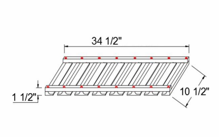 Profile Caviar SGH36: Stem Glass Holder: RTA Kitchen Cabinets