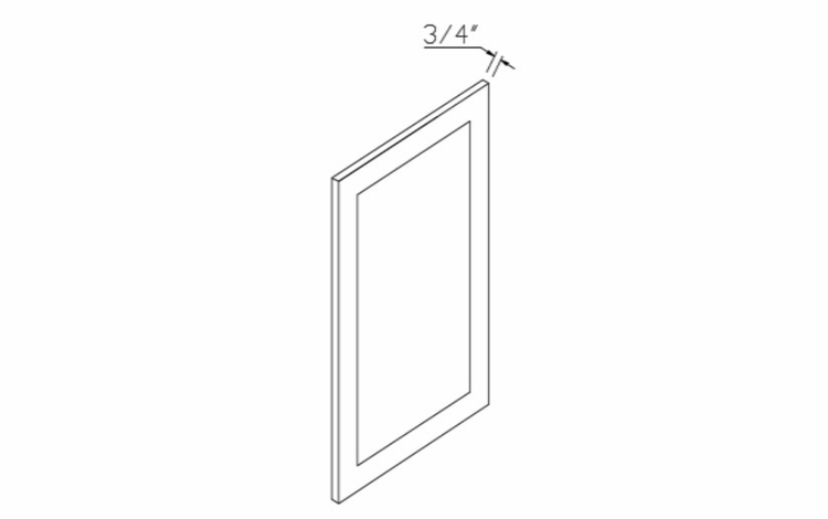 Profile Caviar UPRP2430: Dummy Door: RTA Kitchen Cabinets