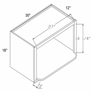 Wall Microwave Cabinets schemantics image