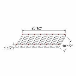 Profile Glacier SGH30: Stem Glass Holder: RTA Kitchen Cabinets