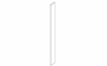 Profile Maple TF696: Tall Filler: RTA Kitchen Cabinets