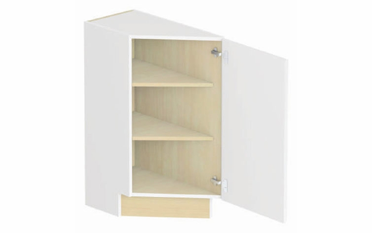 Providence BEA12R: Angle Base Cabinet- Right Hinge Door: Assembled Kitchen Cabinets