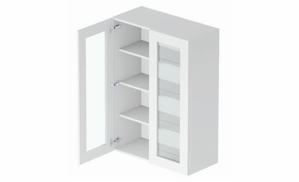 Providence GDW3642: Glass Door Wall Cabinet: Assembled Kitchen Cabinets
