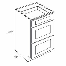 Richmond Stone VDB18: Vanity Drawer Base Cabinet: Assembled Kitchen Cabinets