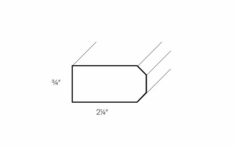 Richmond White TBMS: Shaker Trim Molding: Assembled Kitchen Cabinets