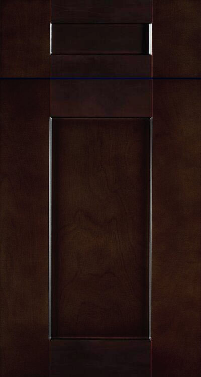 Sample door image for Floral Espresso Kitchen Cabinets