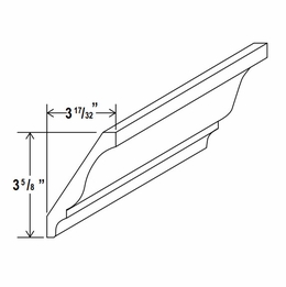 Sage Breeze BCM8: Decorative Molding: Assembled Kitchen Cabinets