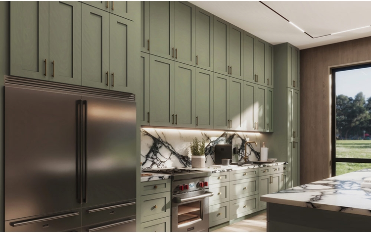 Sage Breeze Kitchen Cabinets