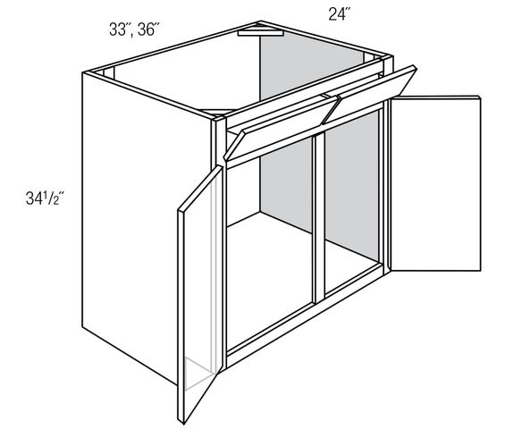 SB362TILT Sink Base With Tilt Out Tray Essex RTA Kitchen