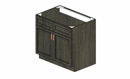 SB36-36"W SINK BASE Cabinet:Stonedale Kitchen Cabinet