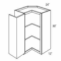 SCW2430: Wall Square Corner Cabinet: Dover Castle RTA Kitchen Cabinet