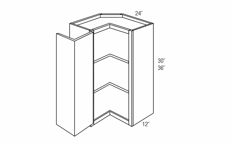 SCW2430: Wall Square Corner Cabinet: Essex RTA Kitchen Cabinet