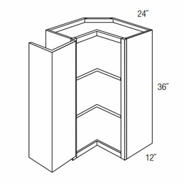 SCW2436: Wall Square Corner Cabinet: Dover Castle RTA Kitchen Cabinet