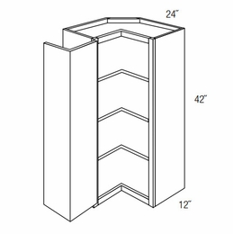 SCW2442: Wall Square Corner Cabinet: Dover Castle RTA Kitchen Cabinet