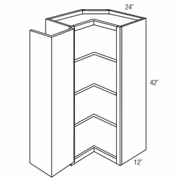 SCW2442: Wall Square Corner Cabinet: Essex RTA Kitchen Cabinet