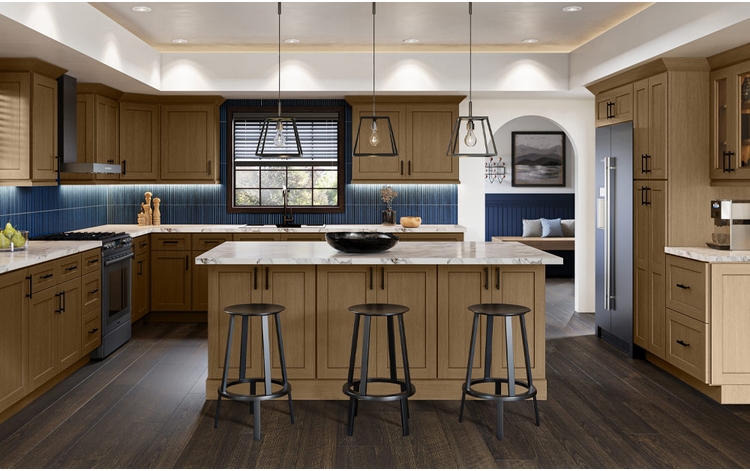 Shaker Essence Oak Kitchen Cabinets