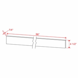 Shaker Expresso TKC: Toe Kick: Assembled Kitchen Cabinets