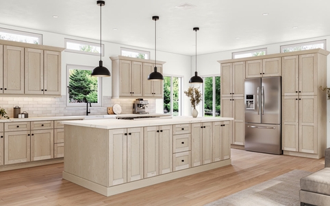 Shaker Unfinished Kitchen Cabinets