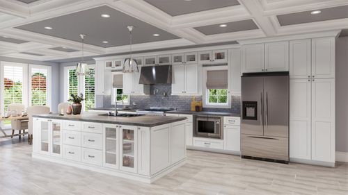 Kitchen Cabinets White Shaker Gray Shaker Traditional Raised Panel