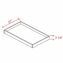 Slim Amber Oak RS24: Roll Out Tray: Assembled Kitchen Cabinets