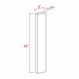 Slim Iron Black F342: Wall Filler: Assembled Kitchen Cabinets