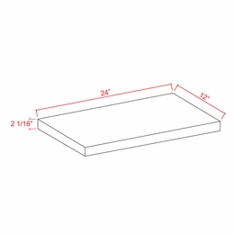 Slim Iron Black FS24: Floating Shelf: Assembled Kitchen Cabinets