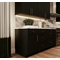 Slim Iron Black Kitchen Cabinets