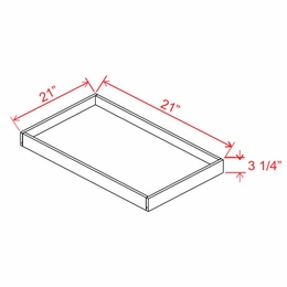Slim Iron Black RS21: Roll Out Tray: Assembled Kitchen Cabinets