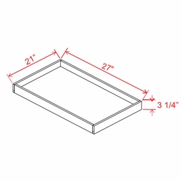 Slim Iron Black RS27: Roll Out Tray: Assembled Kitchen Cabinets