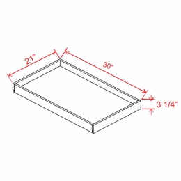 Slim Iron Black RS30: Roll Out Tray: Assembled Kitchen Cabinets