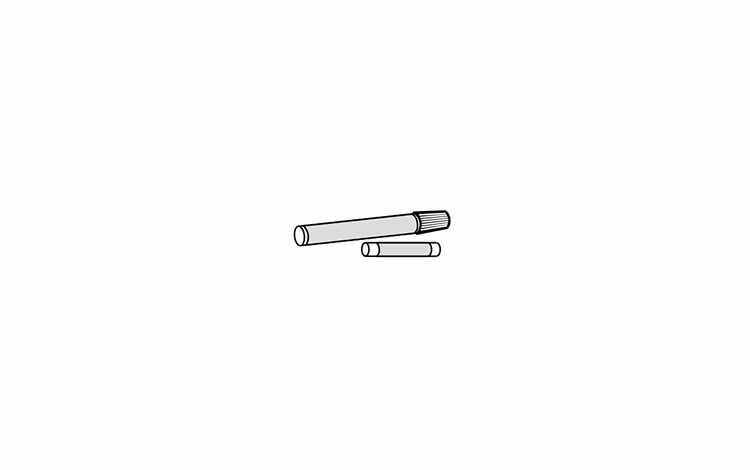 Slim Iron Black TUK: Touch Up Kit: Assembled Kitchen Cabinets