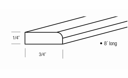 SM8: Scribe Molding: Dover Norwich RTA Kitchen Cabinet