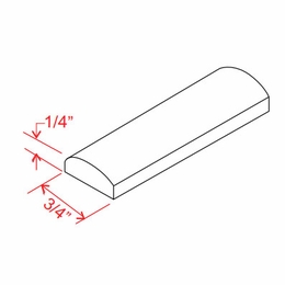Smokey Ash BAM: Batten Molding: Assembled Kitchen Cabinets